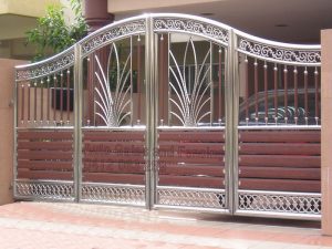 Stainless steel sliding gate
