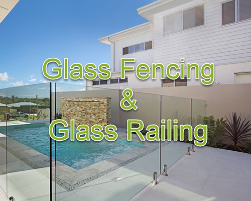 Glass fencing and glass railing
