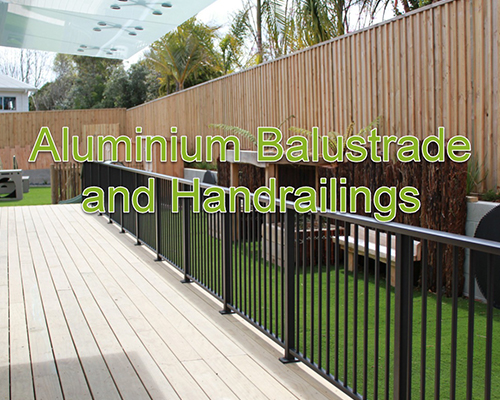Aluminium Balustrade and Handrailings
